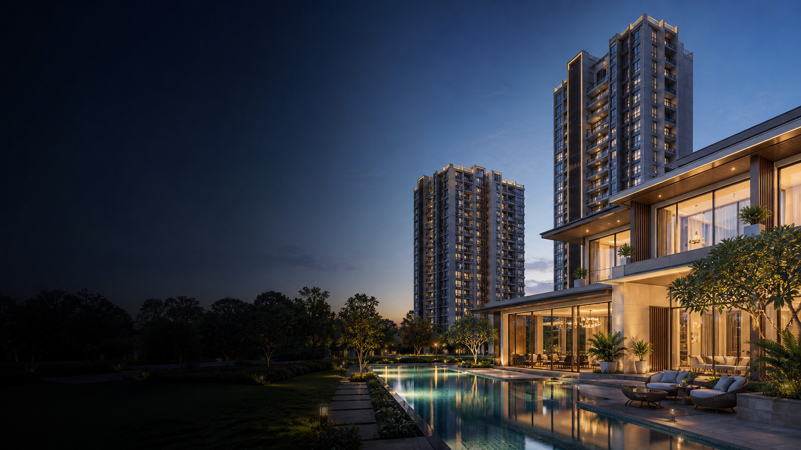 Residential skyline in Gurgaon